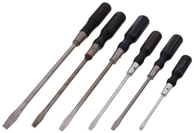 Stanley Rule & Level: Six Extra Clean Screwdrivers