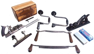 Assorted Makers: Lot Of Clean & Usabl Woodworking Tools