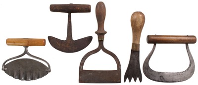 Assorted Makers: Four Early Type Kitchen Choppers