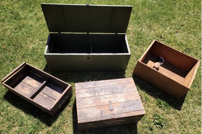 Unmarked: Four Early Wooden Boxes