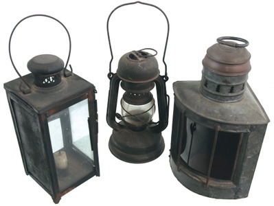 Assorted Makers: There Intersting Early Lanterns
