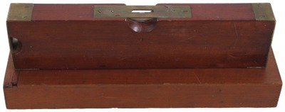 Unmarked: Craftsman Made 12" Mahogany Level