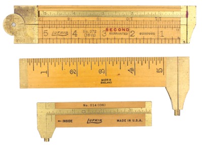 Assorted Makers: Three Extra Clean Caliper Rules