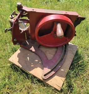 Foley-Belsaw Company, Kansas City, Missouri: Early Hand Crank Saw Filing Machine