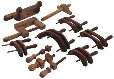 Assorted Makers: Lot Of Violin Maker's Clamps