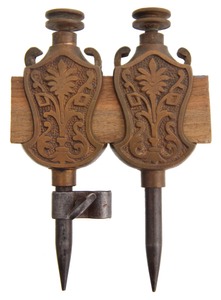 Stanley Rule & Level, No. 3: Bronze Metal Trammels