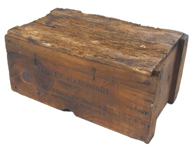 Stanley Works, New Britain, Connecticut: Orig. Wooden Box For Stanley Hdwe.