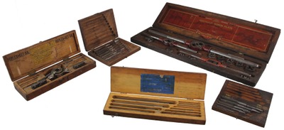 Assorted Makers: Collection Of Sets Of Taps & Die Stock