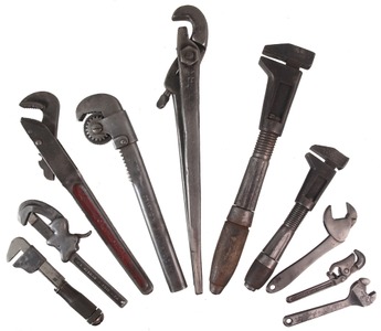 Assorted Makers: Lot Of Uncommon Patented Wrenches