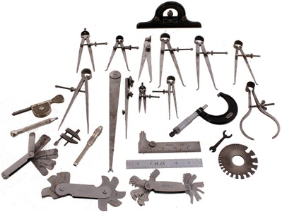 Assorted Makers: Lot Of Clean & Usabl Machinists' Tools