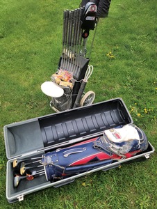 Stanley Tools: Lot Of Asst. Golf Clubs & Accessories