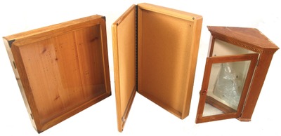 Assorted Makers: Three Clean Tool Display Cases