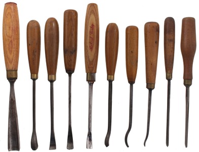 Assorted Makers: Lot Of Extra Clean Carving Tools