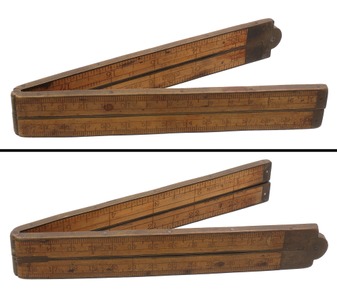 Stanley Rule & Level, No. 62 (ME): Two-Foot/Four Fold Folding Rule