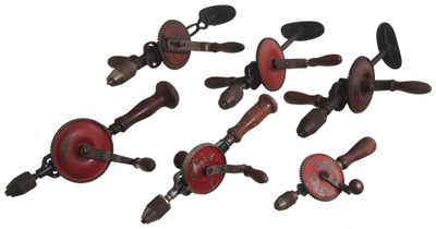 Assorted Makers: Lot Of Sears & Fulto Hand & Breast Drills