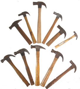Assorted Makers: Lot Of Clean & Usabl Claw Hammers