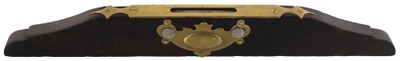 Unmarked: Showy Rosewood & Brass Spirit Level