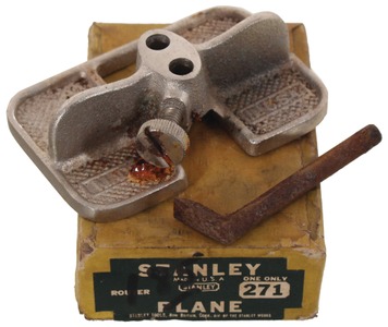 Stanley Rule & Level, No. 271: Nickel Plated Router Plane