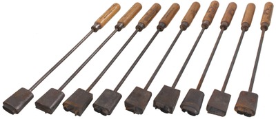 American Brand Makers, Maywood, Illinois: Full Set Of Nine Number Branding Iron