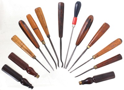 Assorted Makers: Lot Of Clean & Usable Carving Tools
