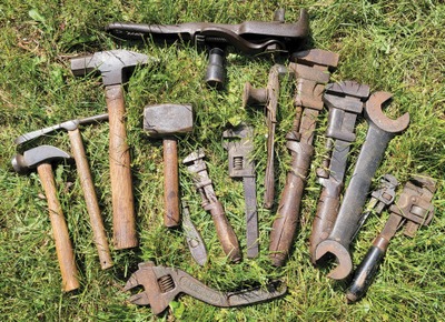 Assorted Makers: Lot Of Asst. Wrenches & Hammers