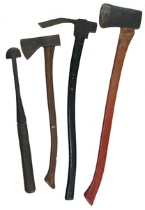 Assorted Makers: Lot Of Four Clean Woodland Tools