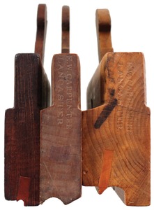 E.W. Carpenter, Lancaster, Pennsylvania: Lot Of Three Clean Molding Planes