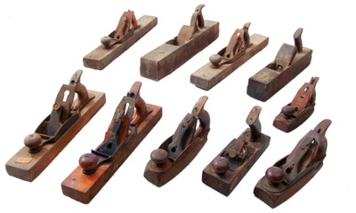 Assorted Makers: Lot Of Wooden & Transitional Planes