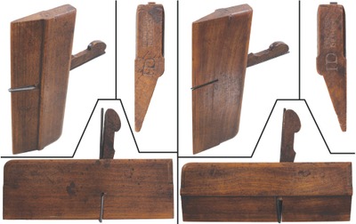 Iohn Lund, London, England: Pair Of Side Rabbet Molding Planes