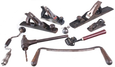 Assorted Makers: Lot Of Clean & Usabl Woodworking Tools
