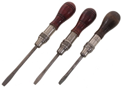 Gerge E. Gay, Manufacturer, Augusta, Maine: Three "Union" Patent Screwdrivers