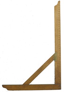 Lufkin Rule Company, Saginaw, Michigan: Maple & Brass Glazier's Rule