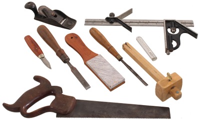Assorted Makers: Lot Of Clean & Usabl Woodworking Tools