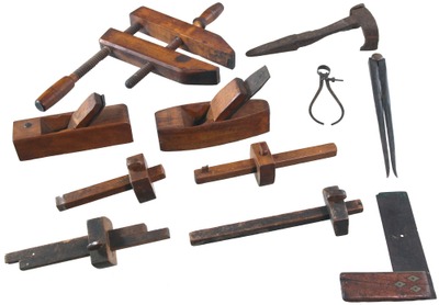 Assorted Makers: Lot Of Clean & Usabl Woodworking Tools