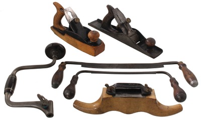 Assorted Makers: Lot Of Clean & Usabl Woodworking Tools