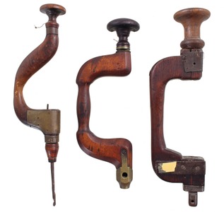 Unmarked: Lot Of Three "Primitive" Braces