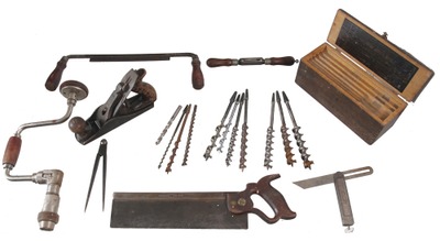 Assorted Makers: Lot Of Clean & Usabl Woodworking Tools