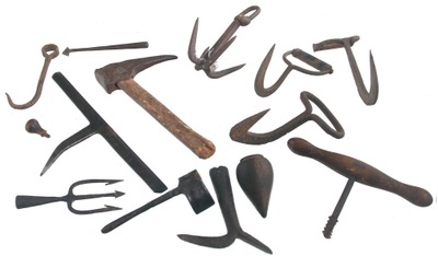 Assorted Makers: Lot Of Forged Spec. Purp. Tools