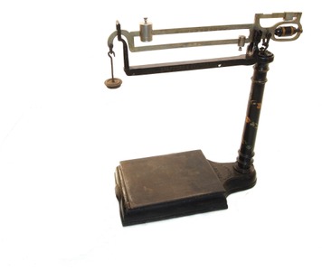 W.C. Spafford, Chicago, Illinois: Early Cast Iron Balance Scale