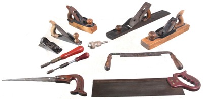 Assorted Makers: Lot Of Clean & Usabl Woodworking Tools