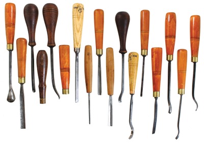 Assorted Makers: Lot Of Clean & Usabl Carving Tools