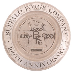 Buffalo Forge Company, Buffalo, New York: Commem. 100th Anniv. Plate