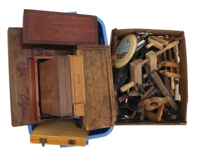 Assorted Makers: Lot Of Empty Wooden Boxes