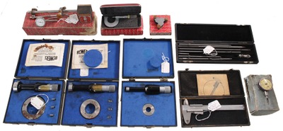 Assorted Makers: Lot Of Original Box Machinists' Tools