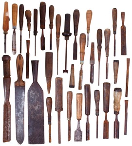 Assorted Makers: Lot Of Asst. Early Edge Tools