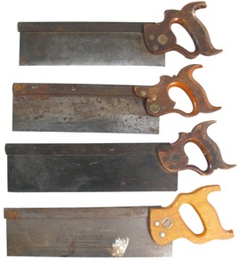 Assorted Makers: Four Clean & Usable Back Saws