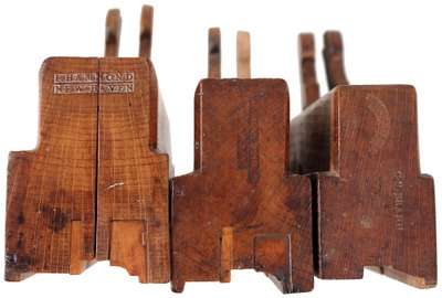 Assorted Makers: Three Clean Sash Molding Planes