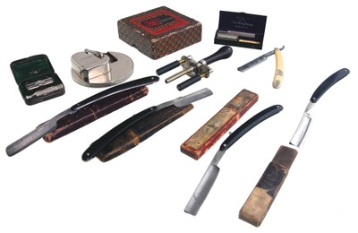 Assorted Makers: Coll. Of Shaving Items And Razors