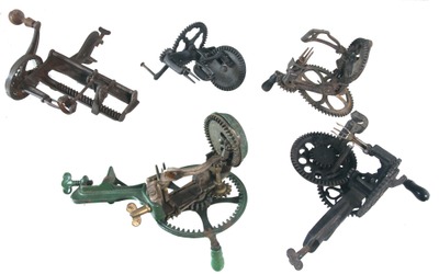 Assorted Makers: Lot Of Five Asst. Apple Parers
