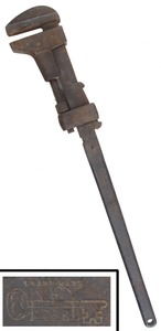 L. & A.G. Coes & Company, Worcester, Massachusetts: Early 38" "Key Lock" Wrench